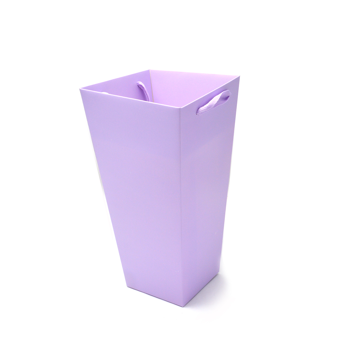 Boîte en carton grand sac lilas